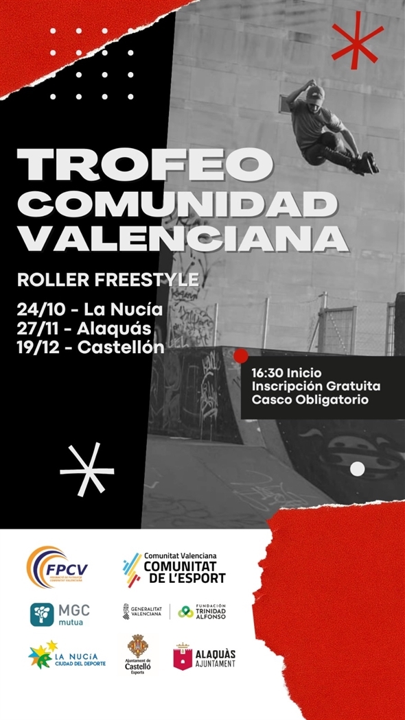 Trofeo Comunidad Valenciana Roller Freestyle Agenda Ciudad