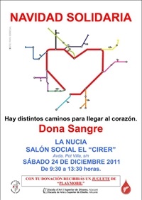 cartel sangre navidad