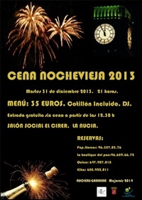 Cartel Nochevieja 2013