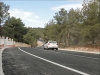 La Nucia carretera Carbonera 2015