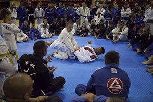Una de las clases de este VI Campus Internacional de Brazilian Jiu Jitsu