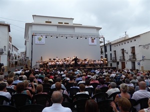 El concierto de aniversario se celebra siempre en la plaça Major al aire libre