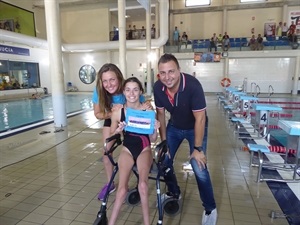 Es un Campus inclusivo para nadadores con y sin discapacidad, para demostrar que en el deporte "no hay barreras"