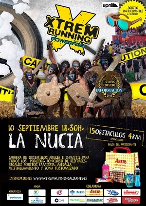 Carte de la Xtremrunning de La Nucía 2016