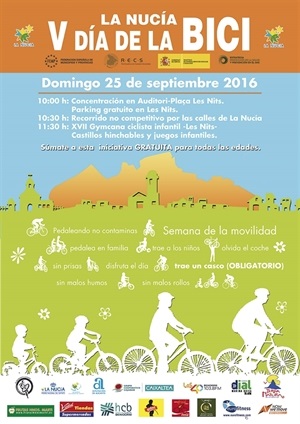 Cartel V Día de la Bici de La Nucía