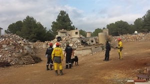 Unidades de perros de rescate de Madrid, Cataluña, Alicante y La Nucía trabajaron en estas Jornadas