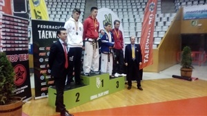 Daniel Vilar subió al podium tras conseguir el bronce en combate