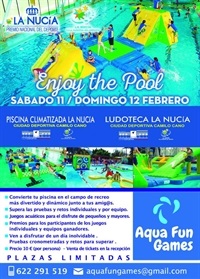 Cartel Parque Acuático Aquafungames 2017