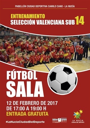 La Selección Autonómica de Fútbol Sala hará sus pruebas de selección en La Nucía