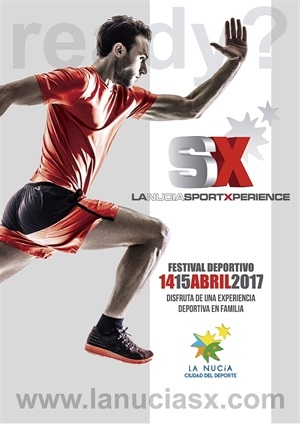 Cartel Promocional de La Nucía Sports Experience 2017 que se celebrará en Semana Santa en la Ciutat Esportiva