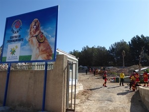 El Campo de Entrenamiento de Perros de rescate de La Nucía está ubicado en la partida Rotes, junto al Refugio de Animales