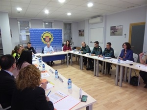 La Mesa de Coordinación contra la Violencia de Género se ha celebrado en la Central de la Policía Local