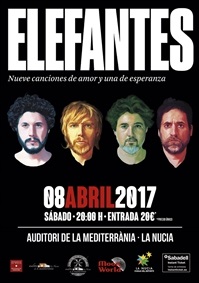 La Nucia Cartel Aud Elefantes concierto abril 2017