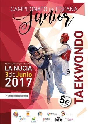 Cartel Promocional del Campeonato de España Junior de Taekwondo