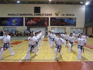 El Club de Taekwondo La Nucía ofreció una exhibición en el Pabellón Municipal