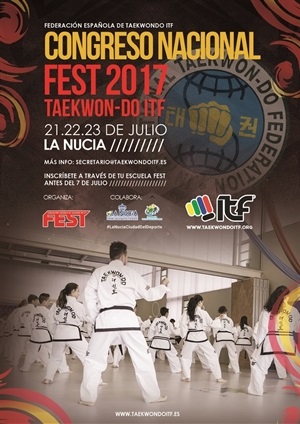 Cartel del congreso de Taekwondo