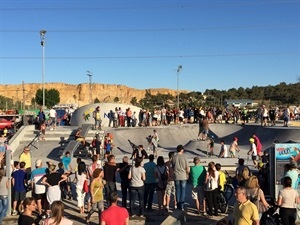 El Skatepark de La Nucía tiene dos zonas: "Street" y "Bowls"