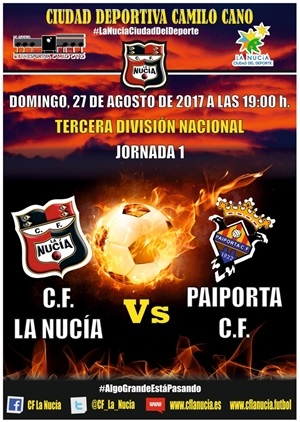 El C.F La Nucía se enfrenta al Paiporta C.F en su debut en Tercera División