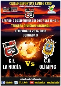 La Nucia CF Cartel vs Olimpic sept 2017
