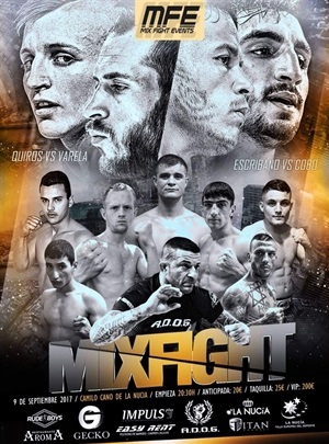 Cartel de la 33 Edición de Mix Fight