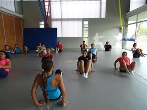Clases de Pilates dentro de la V Jornada Deportiva de ICALI