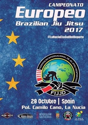 Cartel del II Campeonato de Europa de Brazilian Jiu Jitsu