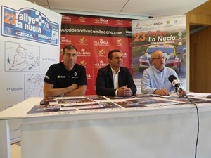 Vicente Cabanes, director del Rallye durante la rueda de prensa de presentación del Rallye