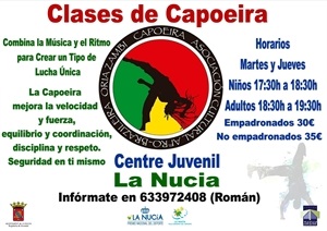 Cartel de las Clases de Capoeira