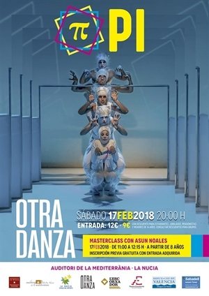 Cartel de la actuación de OtraDanza en l'Auditori de La Nucía