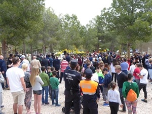 Cientos de personas han acudido a la inauguración de la ampliación del Forestal Park La Nucía