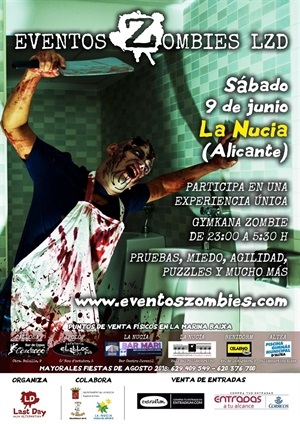 Cartel del Last Zombie que se celebra este sábado en La Nucía