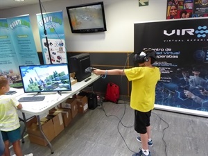 También hubo juegos en realidad virtual