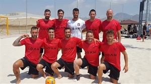 El equipo nuciero logra el quinto puesto en el VII Campeonato Nacional de CLubes de Fútbol Playa