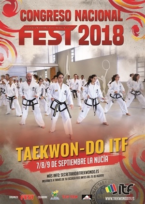 Cartel del Congreso Nacional de Taekwondo ITF 2018
