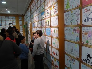 587 escolares de La Nucía han participado en este certamen de dibujo de navidad