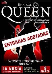 La Nucia Cartel Rhapsody Queen 2019 ent agotadas