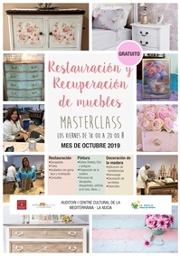 La Nucia cartel masterclass restauracion muebles 2019