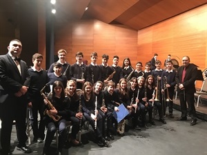 22 educandos se están formando en 2020 en la banda de la Unió Musical La Nucía