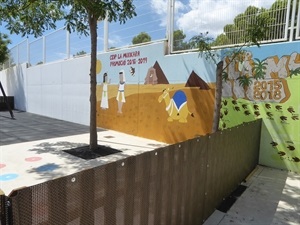 En el Colegio Muixara se ha llevado a cabo el vallado de las zonas del Patio Infantilk