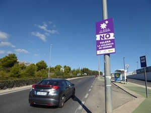 El Ayuntamiento de La Nucía ha instalado estas señales en cuatro puntos del municipio