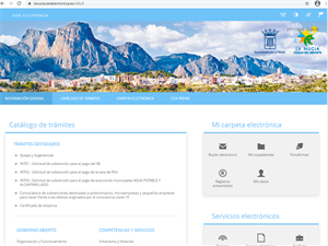La Sede Electrónica del Ayuntamiento de La Nucía permite realizar todo el trámite vía on-line