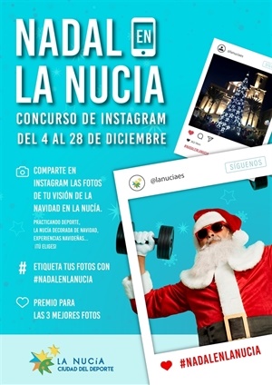 Imagen del Cartel del Concurso en Instagram #NadalEnLaNucia