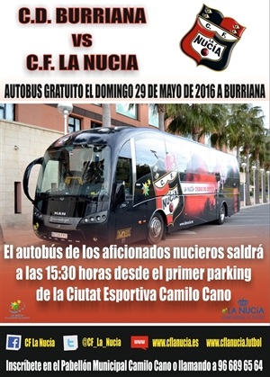 La Nucia CF Autobus Burriana 2016