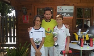 Luka Van Geel y Antonio Ivorra, con sus trofeos
